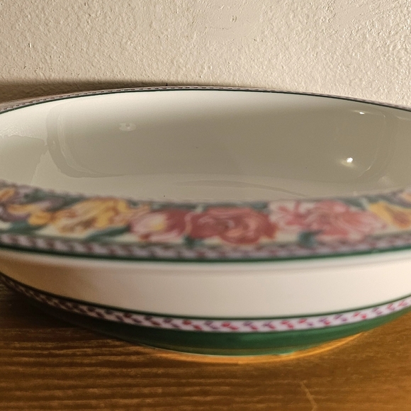 Elizabeth Arden Floral Porcelain Serving Bowl vintage - Picture 6 of 8